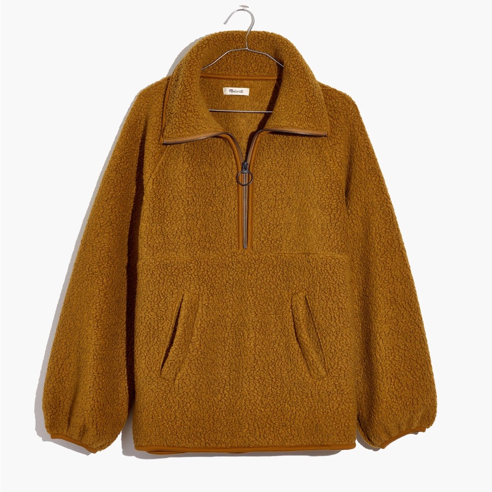 Madewell half zip polartec fleece